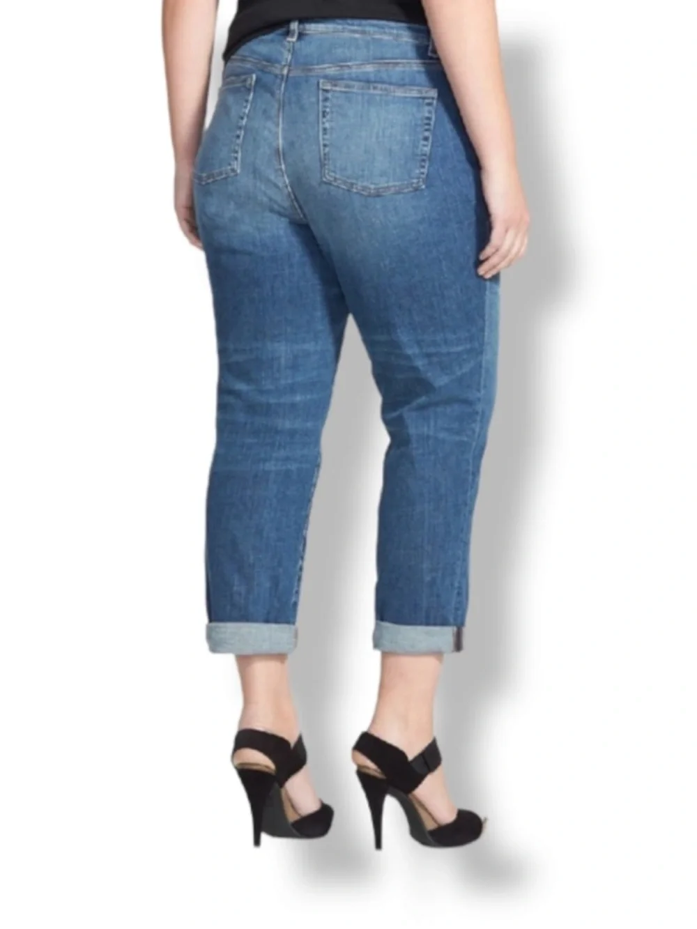 NWOT Eileen Fisher “Boyfriend Jean” Organic Cotton Size:14 - Picture 2 of 14
